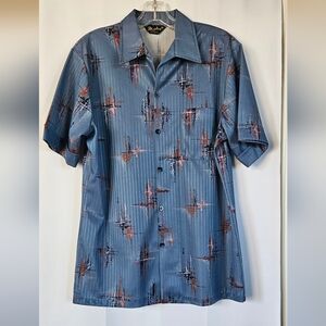 Mr. Jan 1970's‎ polyester short sleeve shirt size medium vintage